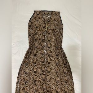 Long length lace dress